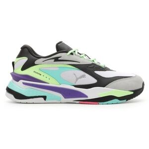 Puma Men's Neon Sneakers size 12 no box no inserts Puma RS-FAST SPRING BREAK